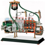 Injection Pump With 6 in-line Cylinders Cutaway Model